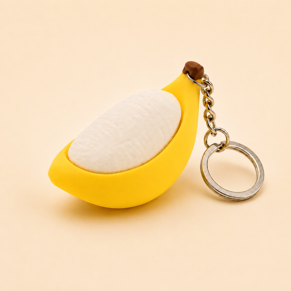 🍌 むきむきバナナ クリッカーキーホルダー