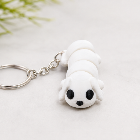 くねくねわんこキーホルダー