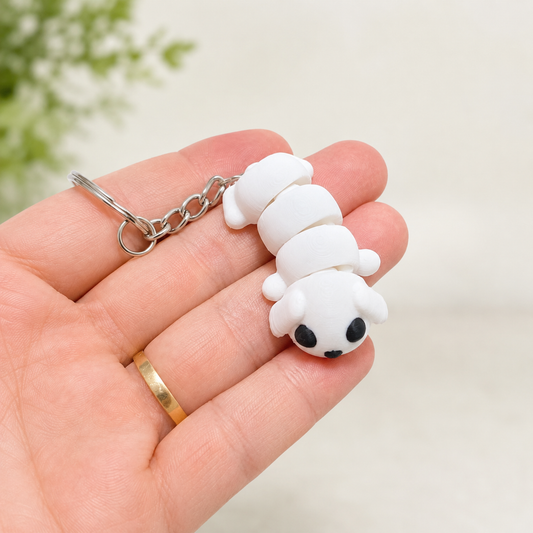 くねくねわんこキーホルダー